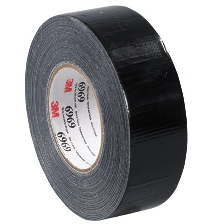 3M 2'' x 60 yds. Black 3M 6969 Duct Tape, 24PK BUY00023508